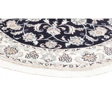 Tappeto Nain Kashmar Persia grigio 145x150
