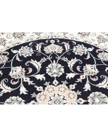 Tappeto Nain Kashmar Persia grigio 145x150