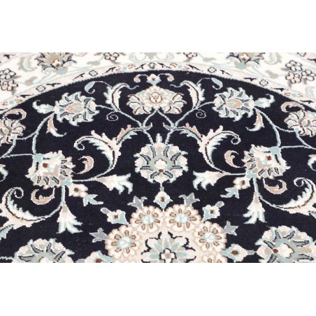 Tappeto Nain Kashmar Persia grigio 145x150