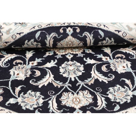 Tappeto Nain Kashmar Persia grigio 145x150
