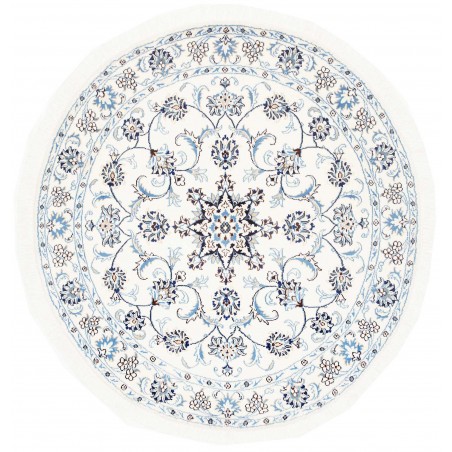 Tappeto Nain Kashmar Persia beige azzurro 145x150