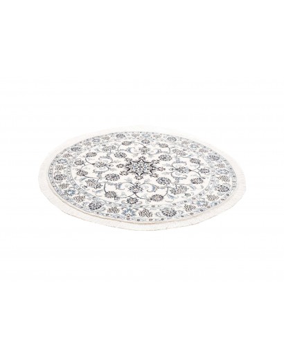 Tappeto Nain Kashmar Persia beige azzurro 145x150