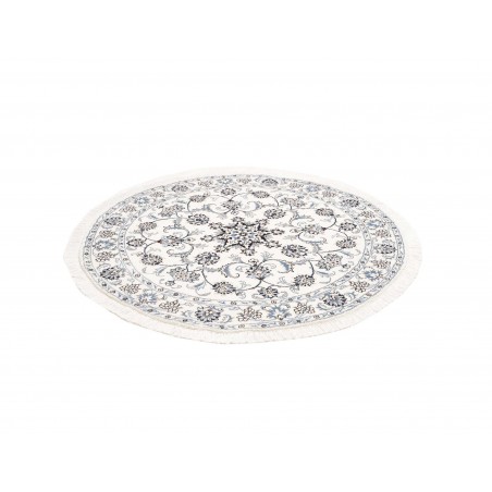 Tappeto Nain Kashmar Persia beige azzurro 145x150