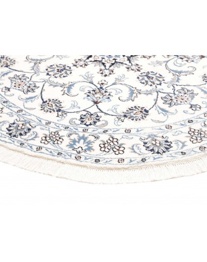 Tappeto Nain Kashmar Persia beige azzurro 145x150