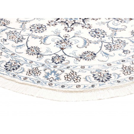 Tappeto Nain Kashmar Persia beige azzurro 145x150