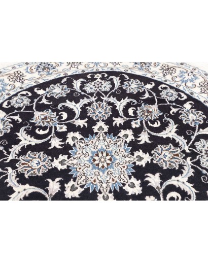 Tappeto Nain Kashmar Persia bianco grigio 140x145