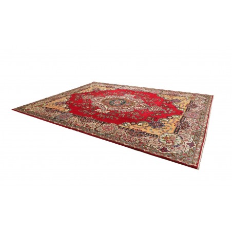 Tappeto Tabriz Persia marrone grigio 303x397