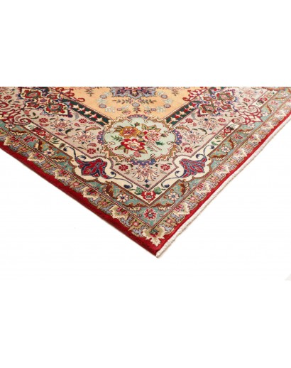 Tappeto Tabriz Persia marrone grigio 303x397