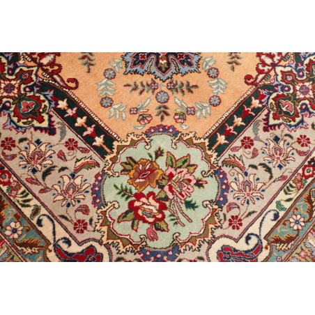 Tappeto Tabriz Persia marrone grigio 303x397
