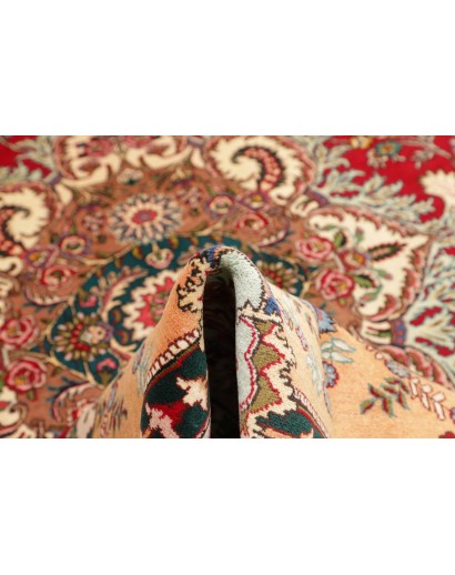 Tappeto Tabriz Persia marrone grigio 303x397