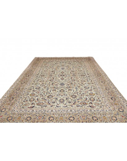 Tappeto Kashan Persia bianco 277x380