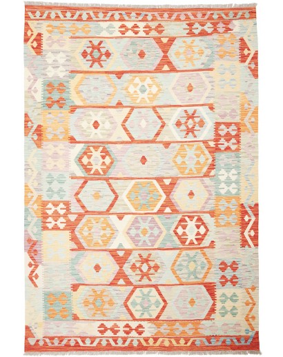 Tappeto Kilim Afghanistan bianco 169x246