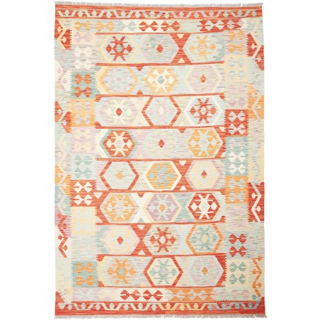 Tappeto Kilim Afghanistan bianco 169x246