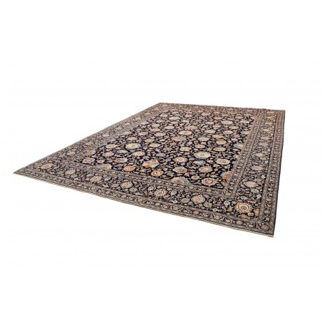 Tappeto Kashan Persia bianco azzurro 323x437