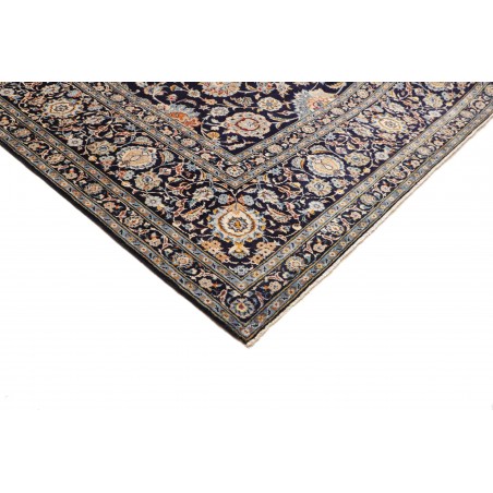 Tappeto Kashan Persia bianco azzurro 323x437