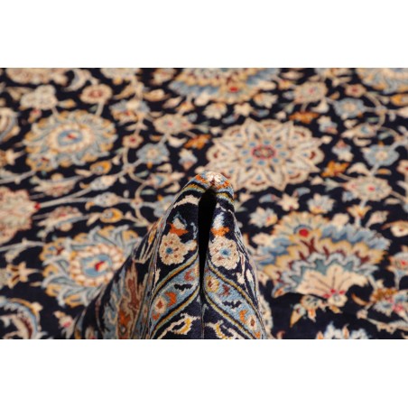 Tappeto Kashan Persia bianco azzurro 323x437