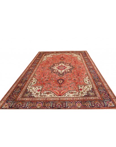 Tappeto Tabriz Persia marrone beige 237x348