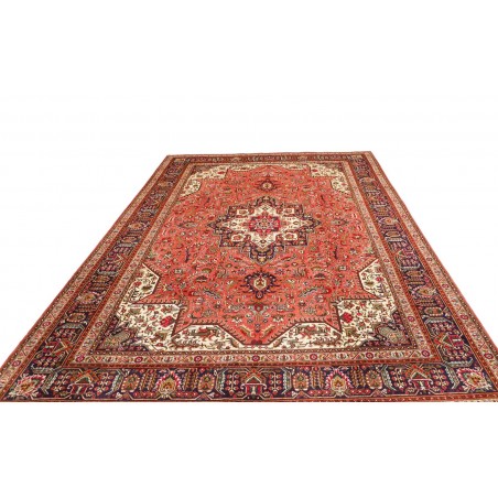 Tappeto Tabriz Persia marrone beige 237x348