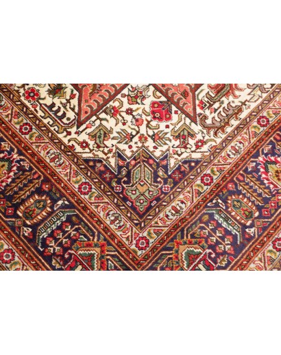 Tappeto Tabriz Persia marrone beige 237x348