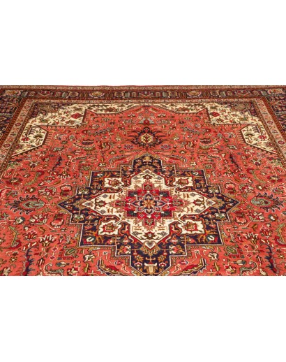 Tappeto Tabriz Persia marrone beige 237x348
