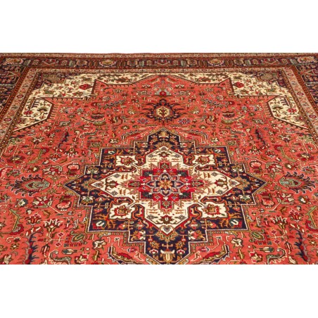 Tappeto Tabriz Persia marrone beige 237x348