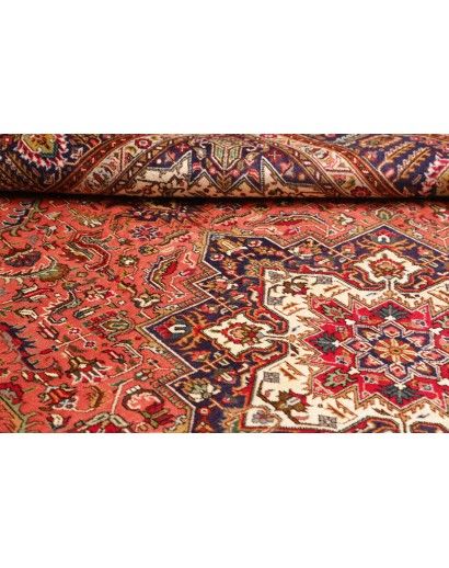 Tappeto Tabriz Persia marrone beige 237x348