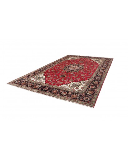 Tappeto Tabriz Persia marrone grigio 254x365