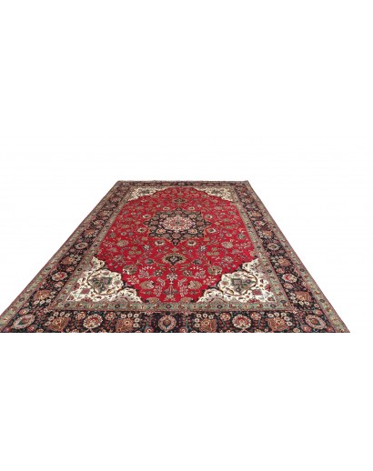 Tappeto Tabriz Persia marrone grigio 254x365
