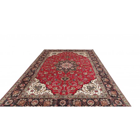 Tappeto Tabriz Persia marrone grigio 254x365