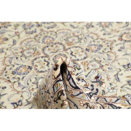 Tappeto Kashan Persia bianco marrone 273x386