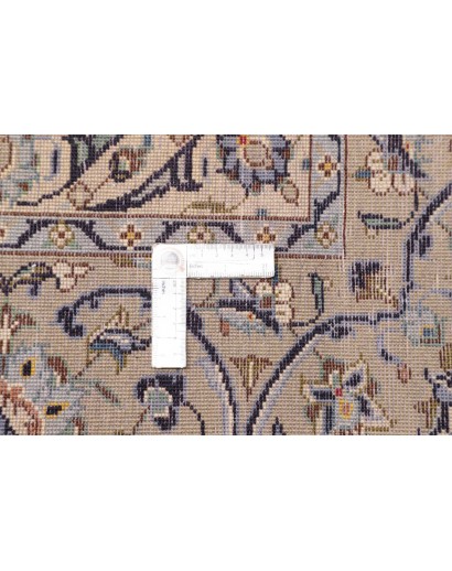 Tappeto Kashan Persia bianco marrone 273x386
