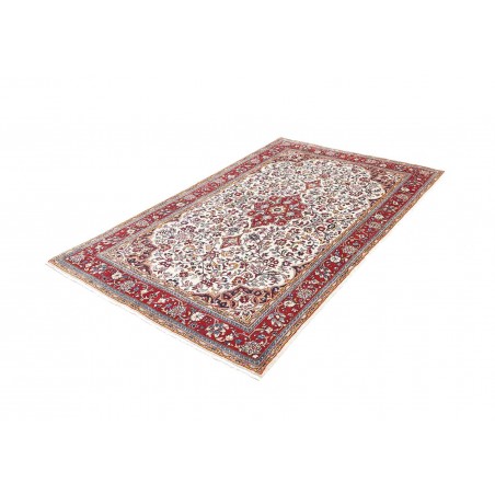 Tappeto Sarough Persia bianco marrone 130x202