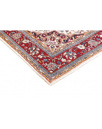 Tappeto Sarough Persia bianco marrone 130x202