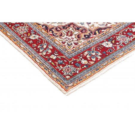 Tappeto Sarough Persia bianco marrone 130x202