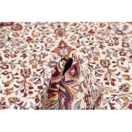 Tappeto Sarough Persia bianco marrone 130x202