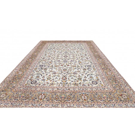 Tappeto Kashan Persia bianco 300x428