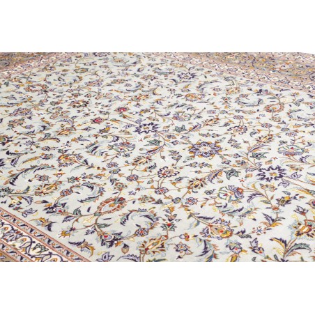 Tappeto Kashan Persia bianco 300x428