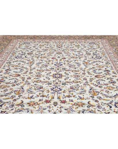 Tappeto Kashan Persia bianco 300x428