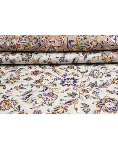 Tappeto Kashan Persia bianco 300x428