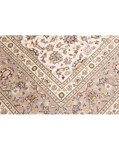Tappeto Kashan Persia bianco 250x347