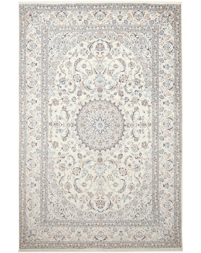 Tappeto Nain 9La Persia bianco azzurro 187x290