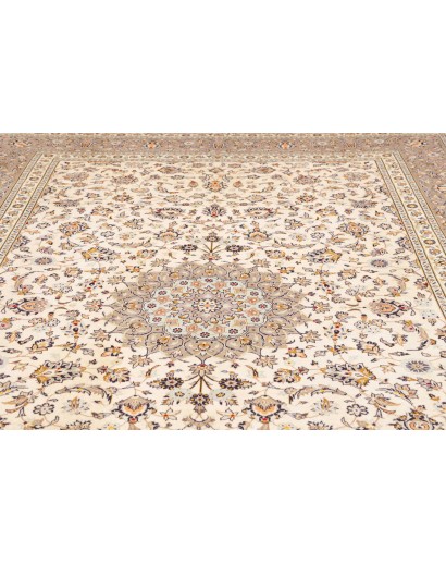 Tappeto Kashan Persia bianco 250x347