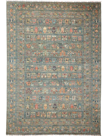 Tappeto Rubin Pakistan bianco marrone 249x350