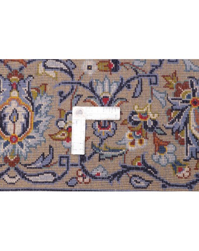 Tappeto Kashan Persia beige grigio 253x365