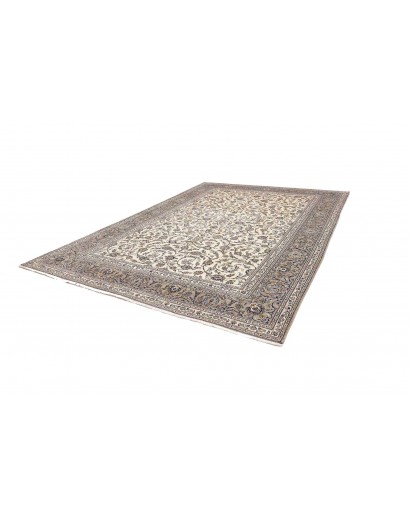 Tappeto Kashan Persia beige verde 273x378