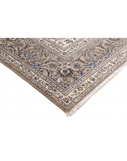 Tappeto Kashan Persia beige verde 273x378