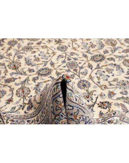 Tappeto Kashan Persia beige verde 273x378