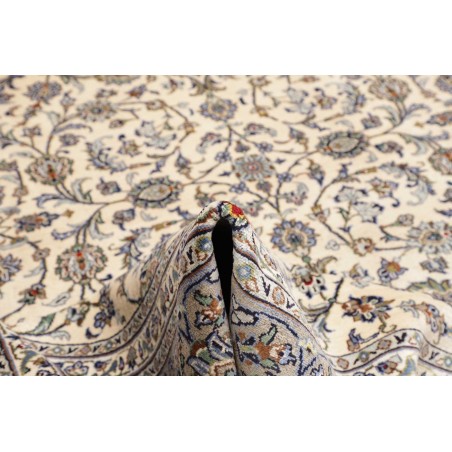 Tappeto Kashan Persia beige verde 273x378