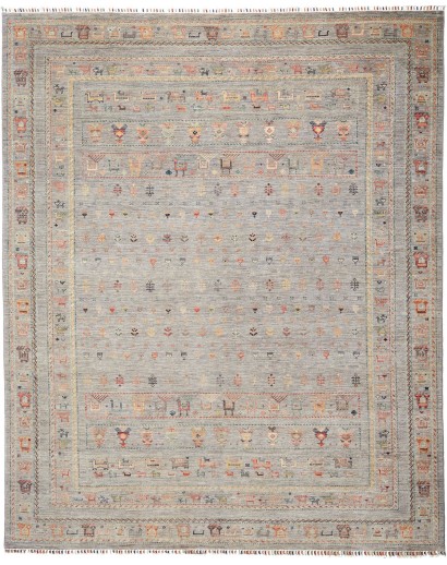 Tappeto Rubin Pakistan azzurro grigio 246x302