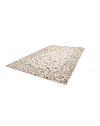 Tappeto Kashan Persia bianco grigio 250x353